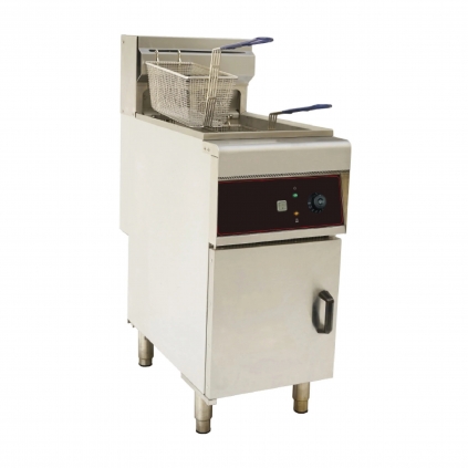 MJSFF28 Electric Fryer Free Standing Single Tank with Twin Baskets 28L