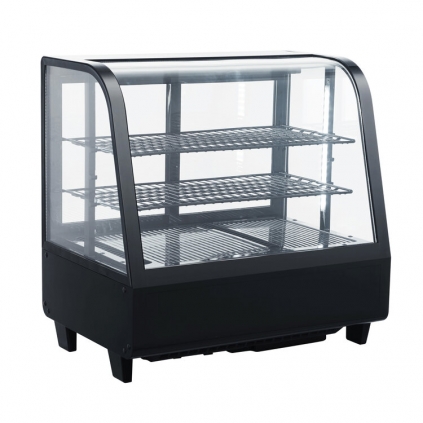 Hamoki Refrigerated Countertop Fridge Display Fridge 100 Litre - Black Or White