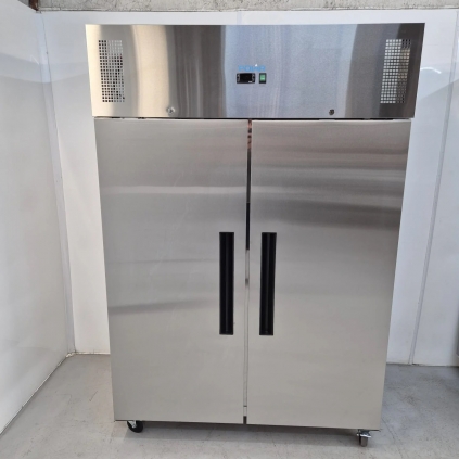 New Polar G-Series Stainless Steel Upright Double Door Fridge 1200Ltr