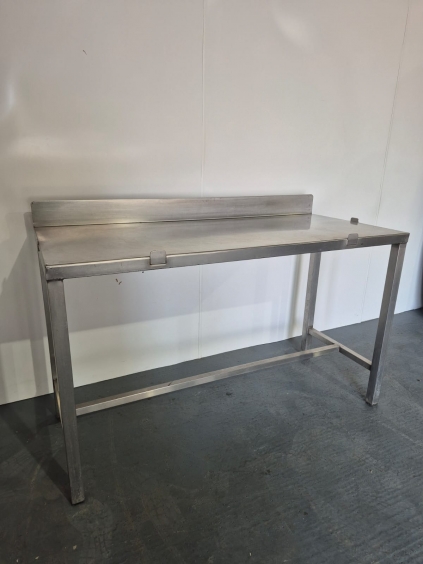Fully Solid Welded 1350mm Wide Stainless Steel Prep Table Butchers Block