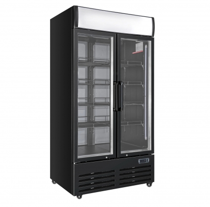 Infernus Double Door Upright Display Fridge Bottle Cooler 736L