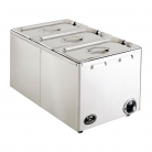 King Edward Wet and Dry Heat Bain Marie Stainless Steel