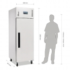 Polar G-Series Upright Fridge 600Ltr