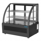 Polar C-Series Countertop Display Fridge Black 100Ltr