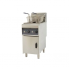 MJSFF28 Electric Fryer Free Standing Single Tank with Twin Baskets 28L