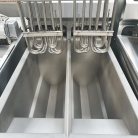 MJSFF102 Electric Free Standing Fryer Twin Tank Double Basket X2 10L