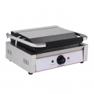 Hamoki Large Single Ribbed Top & Smooth Bottom Contact Grill