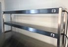 Stainless Steel 2 Tier Heated Gantry 1500mm X 300mm X 700mm
