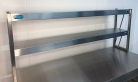 Stainless Steel 2 Tier Heated Gantry 1800mm X 300mm X 700mm
