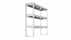 Stainless Steel 3 Tier Heated Gantry 1200mm X 300mm X 1050mm