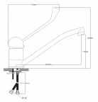 Infernus Commercial Kitchen European Faucet Tap