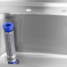 Vogue 1500mm Wide Single Bowl Sink With Double Drainer