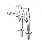Vogue Basin Pillar Lever Taps (Pack of 2)