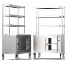 NordStar 1200mm Wide Pass Through Hot Cupboard With 3 Tier Heated Gantry
