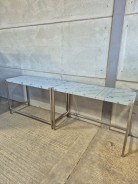 Brand New Solid Welded Stainless Steel Table With Void Under 1300W x 600D x 900H