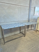 Brand New Solid Welded Stainless Steel Table With Void Under 1300W x 600D x 900H