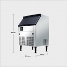 Hamoki HAM-73K Cube Commercial Ice Maker Machine 73kg
