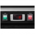 New Tefcold LGF5000 1108L Upright Double Glass Door Black Display Freezer
