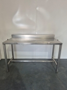 Fully Solid Welded 1350mm Wide Stainless Steel Prep Table Butchers Block